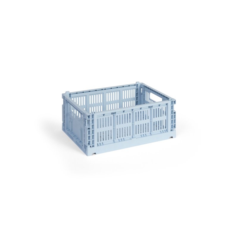 HAY - Colour Crate M Storage Crate (Soft Blue)