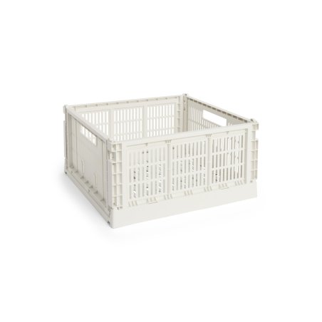 HAY - Colour Crate L Square Storage Crate (Off-White)