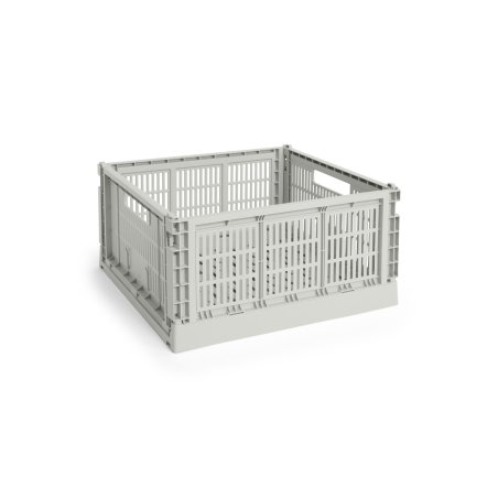 HAY - Colour Crate L Square Storage Crate (Grey)