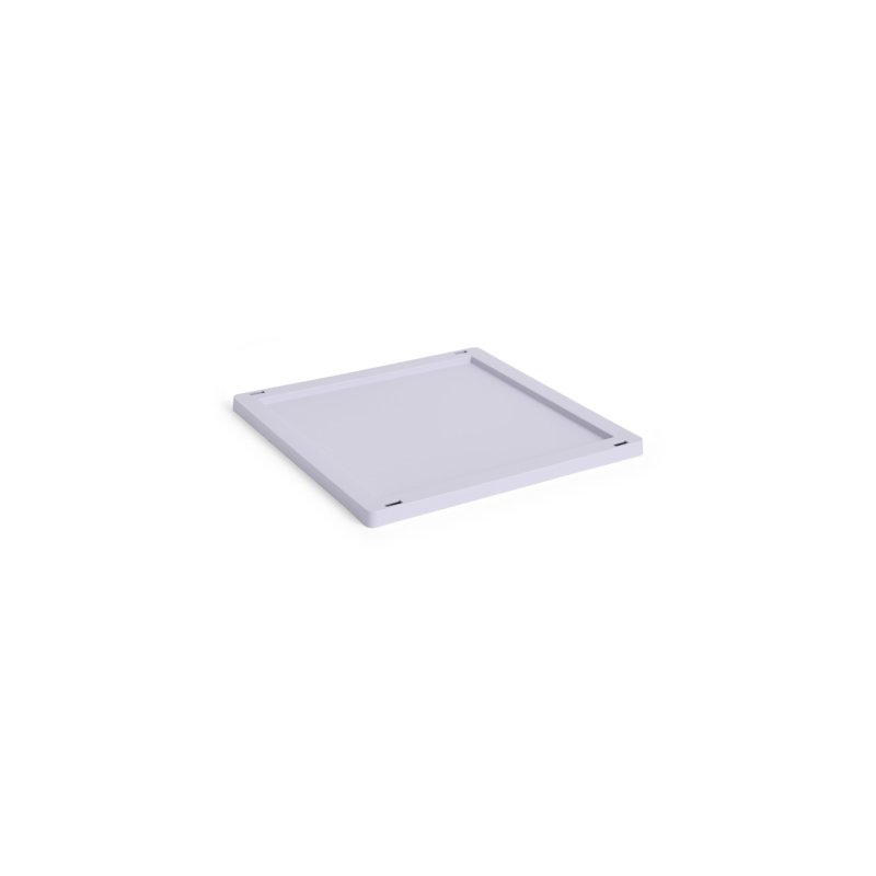 HAY - Colour Crate Plastic Lid Square & Cube M (Lavender)