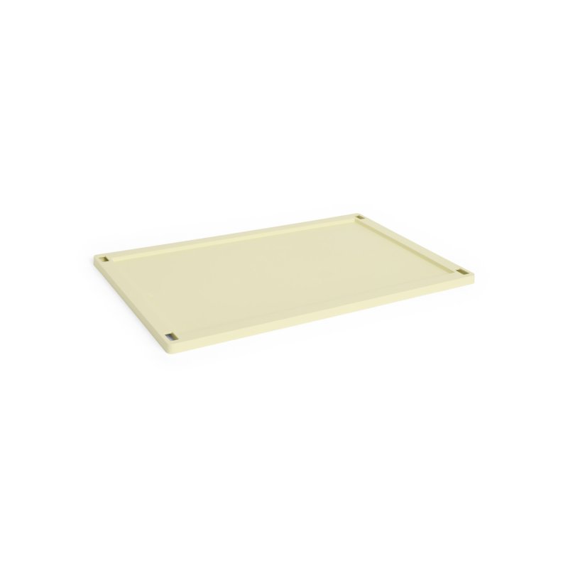 HAY - Colour Crate Plastic Lid L (Light Yellow)