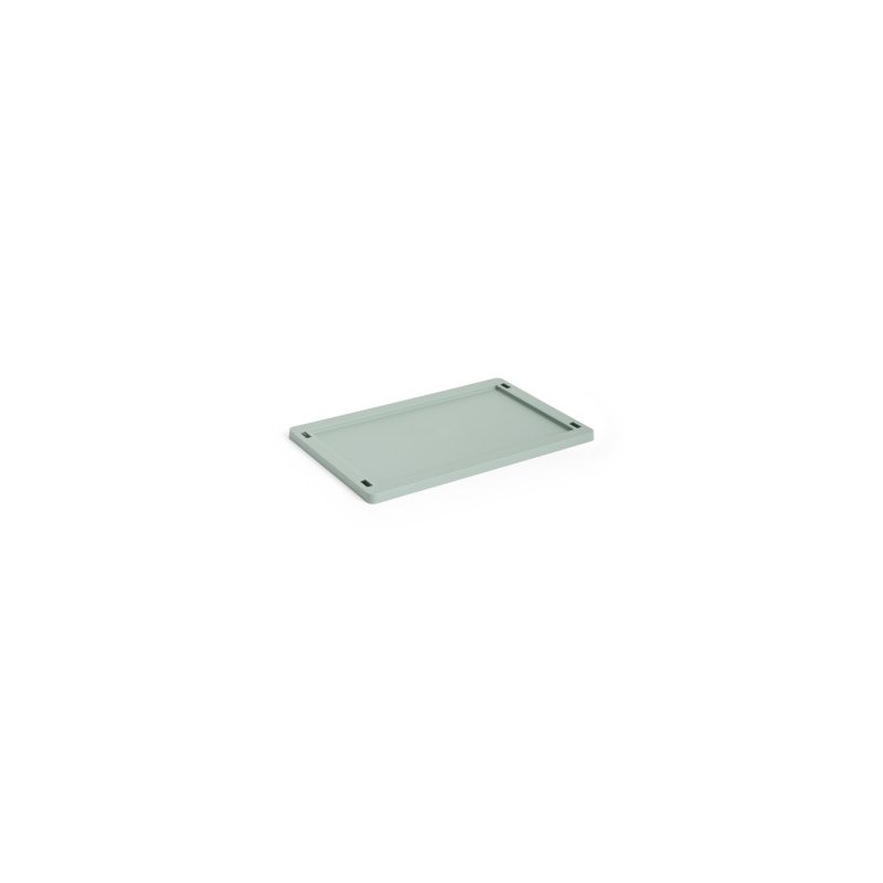 HAY - Colour Crate Plastic Lid S (Sage Green)