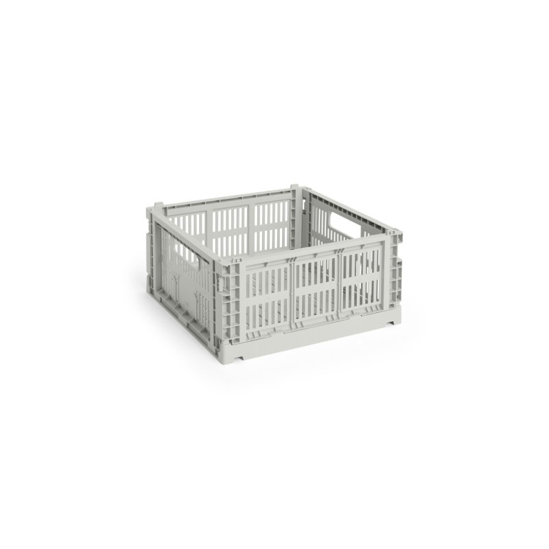 HAY - Colour Crate M Square Storage Crate (Grey)