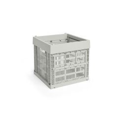HAY - Colour Crate Cube Storage Crate (Grey)