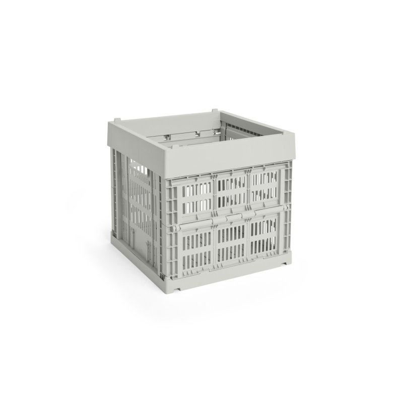 HAY - Colour Crate Cube Storage Crate (Grey)