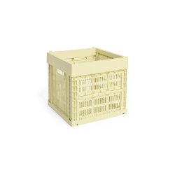HAY - Colour Crate Cube Storage Crate (Light Yellow)