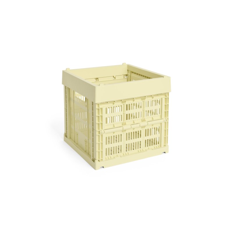 HAY - Colour Crate Cube Storage Crate (Light Yellow)