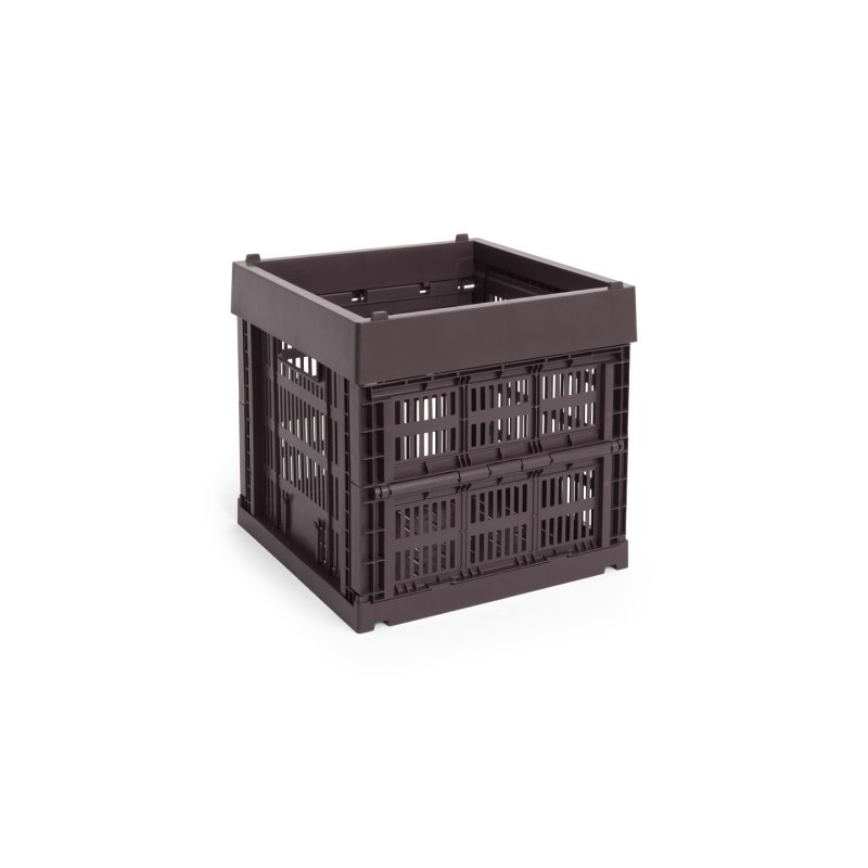 HAY - Colour Crate Cube Storage Crate (Bordeaux)