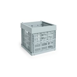 HAY - Colour Crate Cube Storage Crate (Dusty Blue)