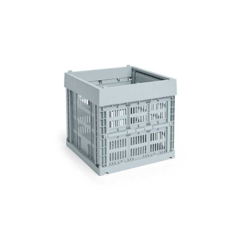 HAY - Colour Crate Cube Storage Crate (Dusty Blue)