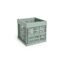 HAY - Colour Crate Cube Storage Crate (Sage Green)