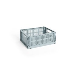 HAY - Colour Crate M Storage Crate (Dusty Blue)