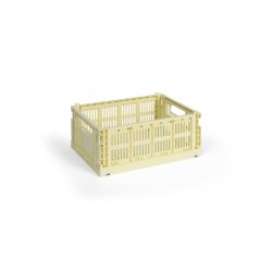 HAY - Colour Crate M Storage Crate (Light Yellow)