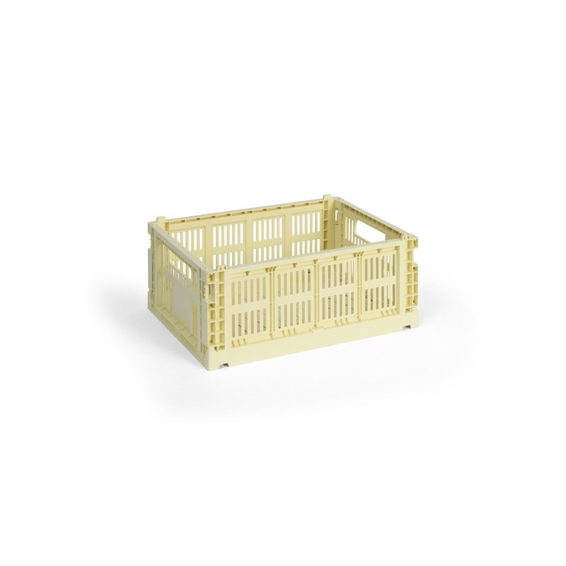 HAY - Colour Crate M Storage Crate (Light Yellow)