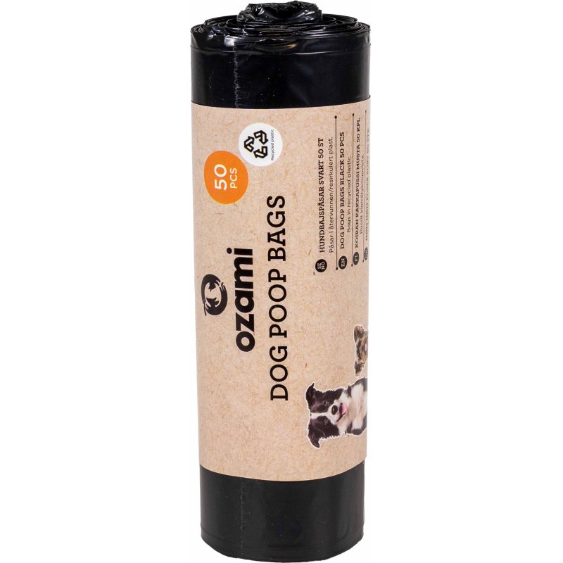 ozami - Dog Poop Bag - Black - 140x340mm