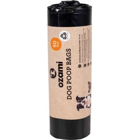 ozami - Dog Poop Bag - Black - 140x340mm