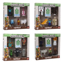 Minecraft - 3D Figure 6 Pack Deluxe Box - (2060MC)