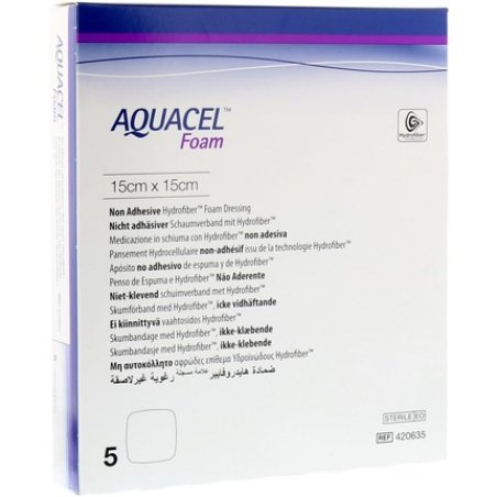 Aquacel Foam Non Adhesive 15x15