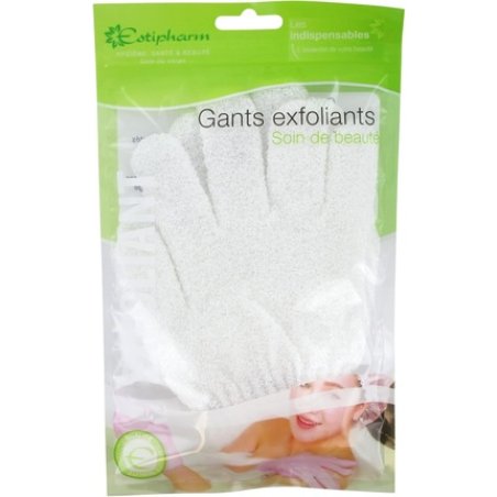 Estipharm Exfoliating Gloves - White