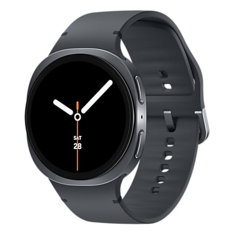 Samsung Galaxy Watch 8 3.81 cm (1.5 ) AMOLED 44 mm Digital 480 x 480 pixels Touchscreen Graphite Wi-Fi GPS (satellite)