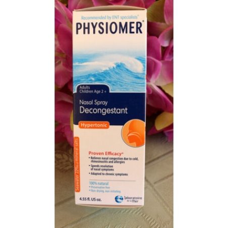 Physiomer Decongestant Hypertonic Nasal Spray 135ml 100% Natural