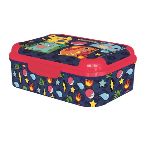 Stor - POKÉMON Asker Lunch Box - 17 x 13.5 x 6.2 cm