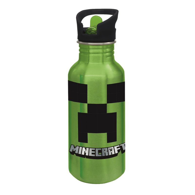 Euromic MINECRAFT ALU bottle sipper, 545 ml