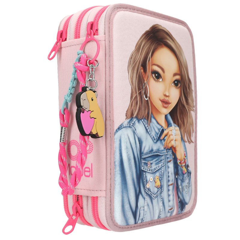 Topmodel - TOPModel Triple Pencil Case Capybara - Rose