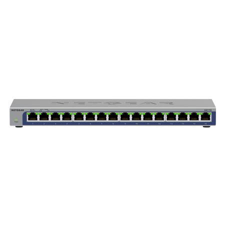 Netgear GS116 Switch non manageable Gigabit Ethernet 16 ports.