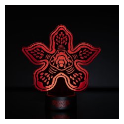 Stranger Things Laser Etched lampe Demogorgan