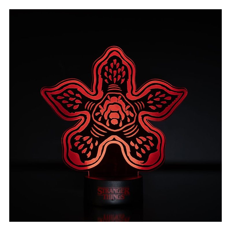 Stranger Things Laser Etched lampe Demogorgan