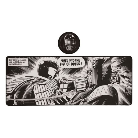 2000 AD set sous-mains revêtu & sous-verre Judge Dredd