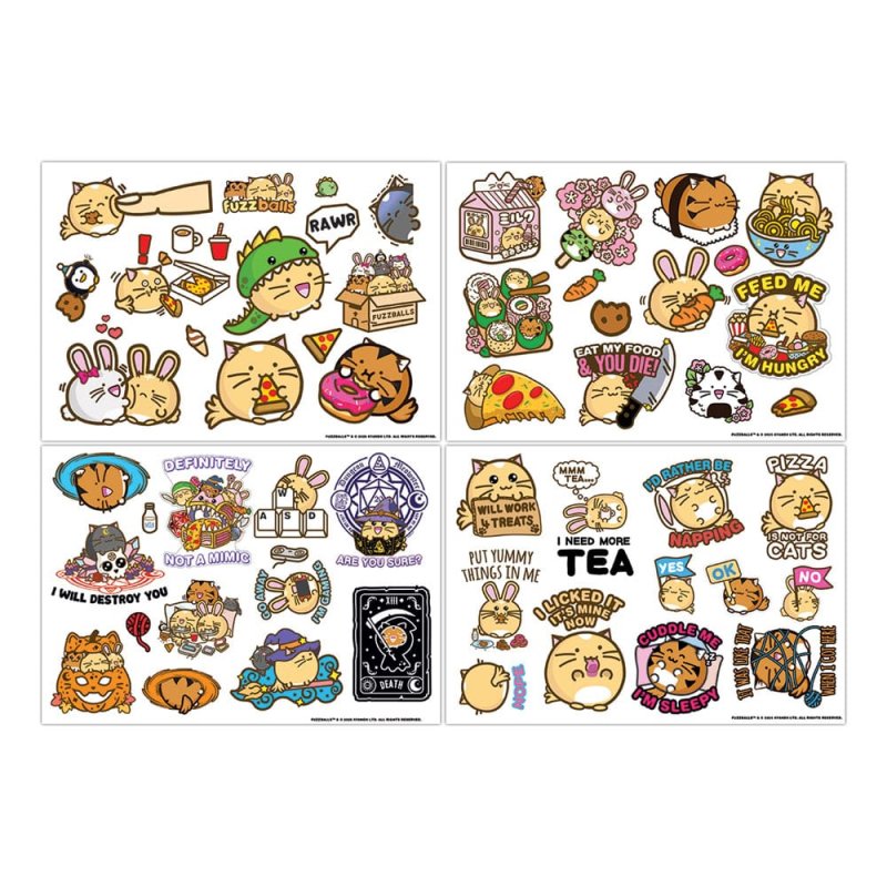 Fuzzballs stickers tech