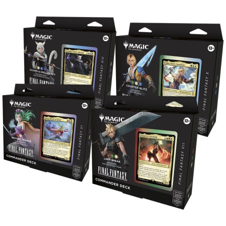 Magic: The Gathering TCG: Final Fantasy - Commander Deck (Set of 4) (TCG)