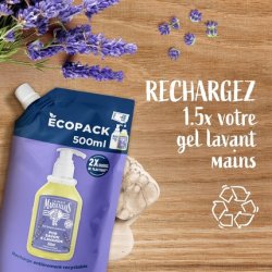 Le Petit Marseillais Hand Wash Gel Refill Pure Soap & Lavender