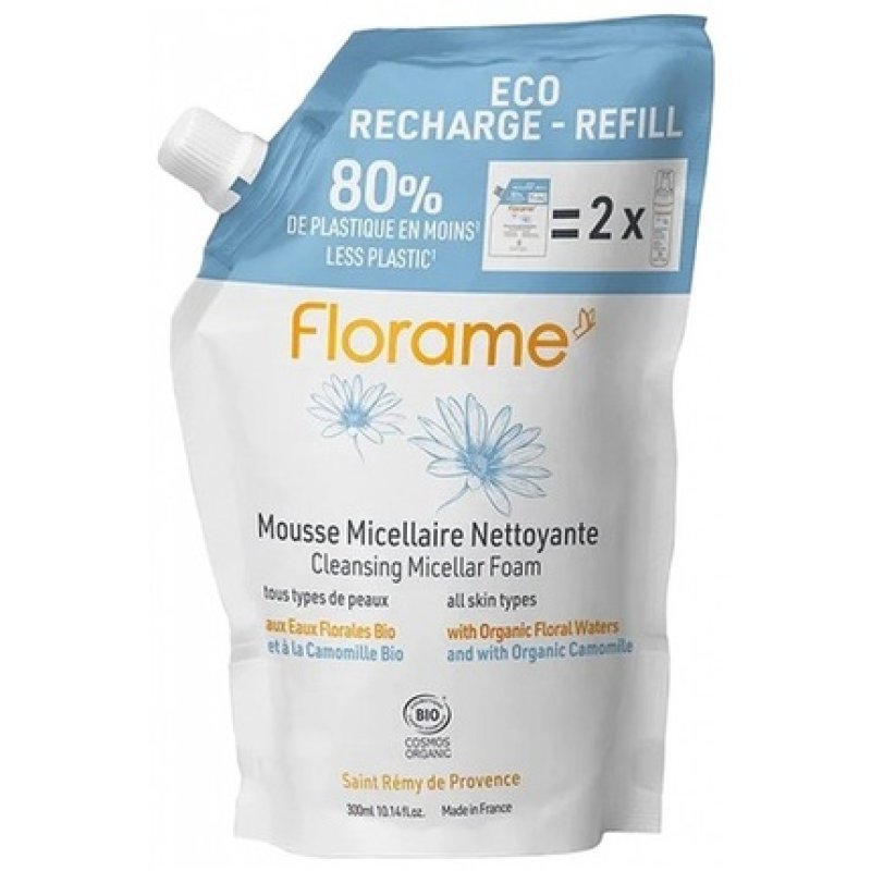 Florame Micellar Cleansing Foam Eco Recharge 300ml
