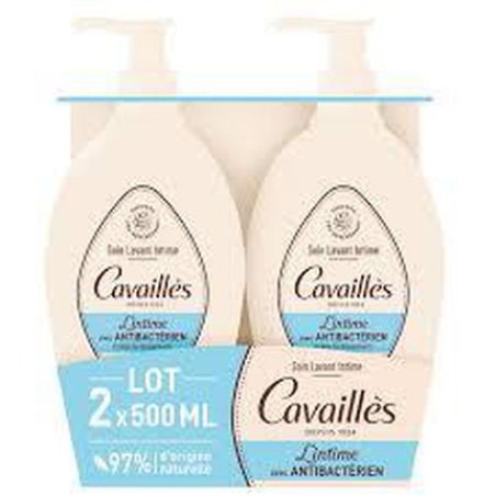 Roge Cavailles Intimate Care Anti-Bacterial 2x500ml