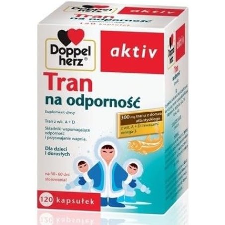 Doppelherz Aktiv Cod Liver Oil for Resistance 120 Capsules