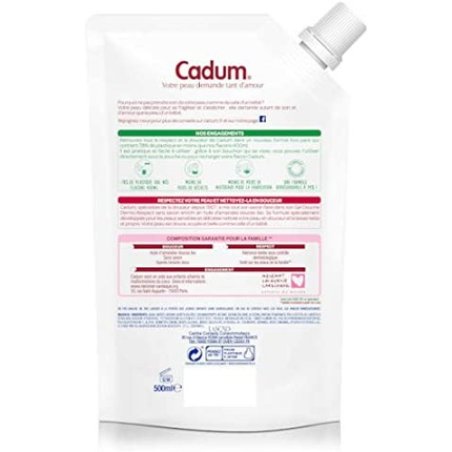 Cadum Shower Eco-Pack Dermo-Respect 500ml