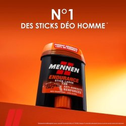 Mennen Endurance Deodorant for Men 72 Hours Wide Stick Alcohol-Free