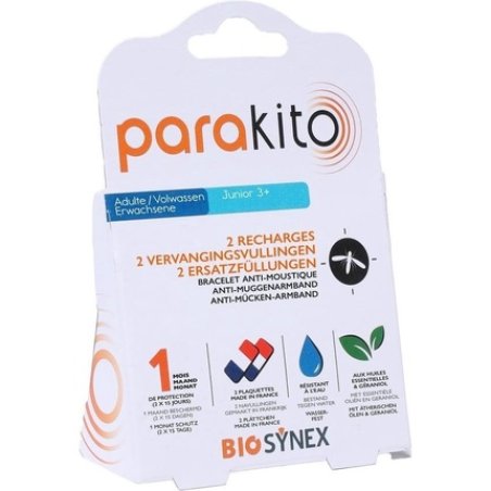 Parakito Anti Mosquito Bracelet Refill - Effective Mosquito Protection