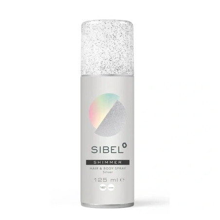 Sibel Silver Glitter Spray For Beauty Care