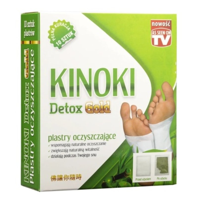 Aura Herbals Kinoki Detox Gold Cleansing Patches - 10 Pieces