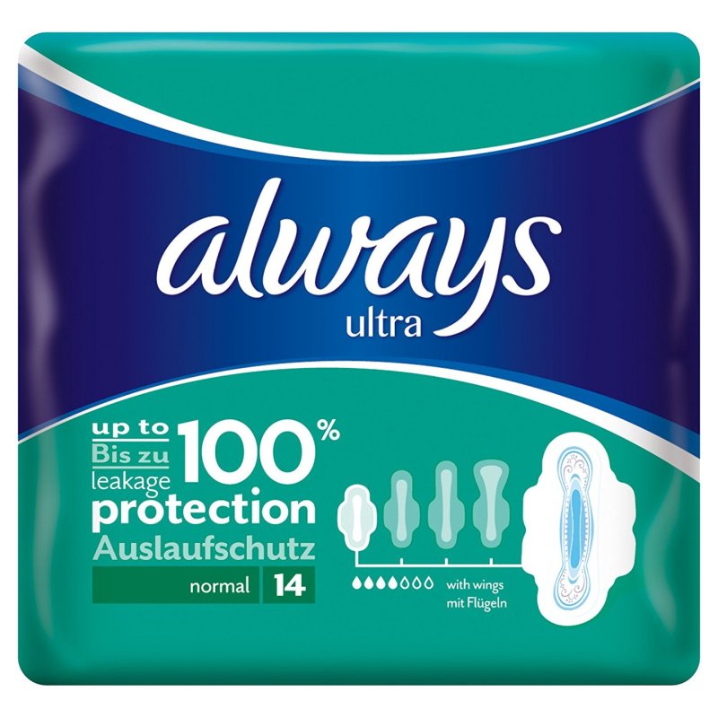 Always 4015400755210 feminine hygiene product Sanitary napkin 14 pc(s)