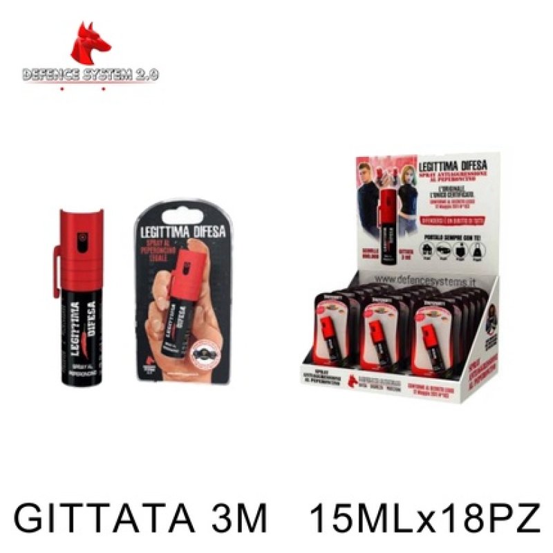 Defence System Legitimate Defense Chili Spray 15ml Legal Art.96101 Bl1