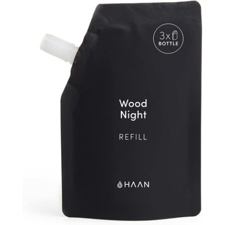 HAAN Aroma Wood Night Hydroalcoholic Gel Refill with Moisturizing Aloe Vera 100ml