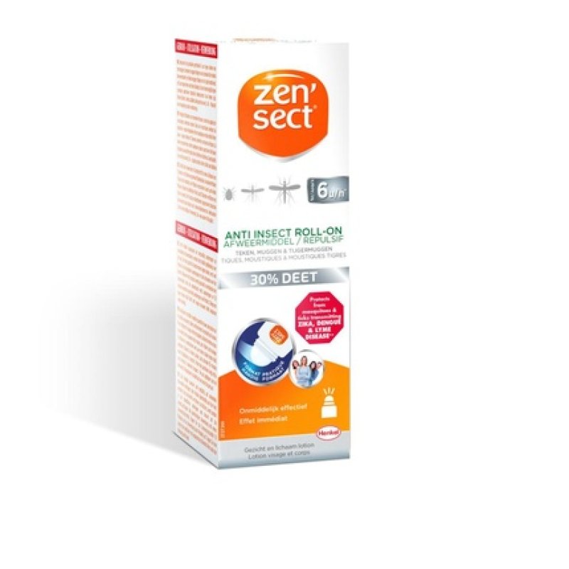 Zensect Anti-Insect Roll-On 30% Deet - Effective Insect Repellent