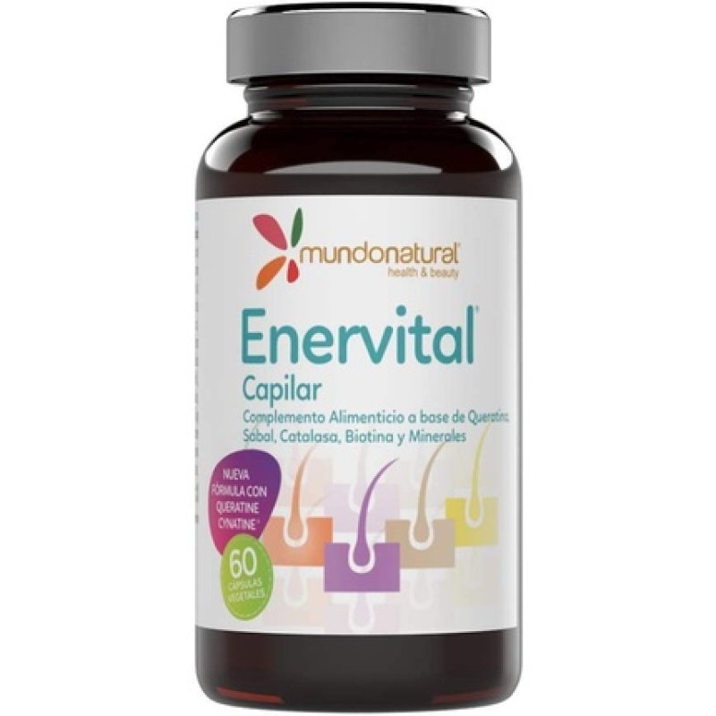 MUNDONATURAL Capillary Enervital 60 Capsules