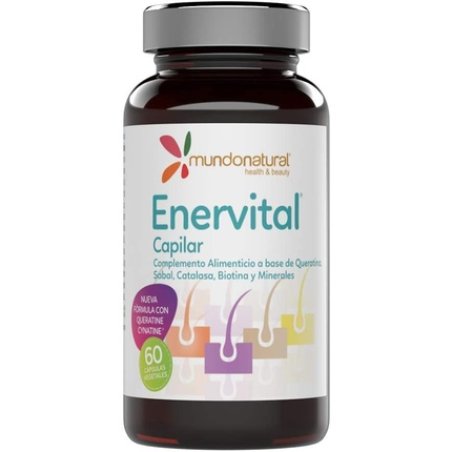 MUNDONATURAL Capillary Enervital 60 Capsules
