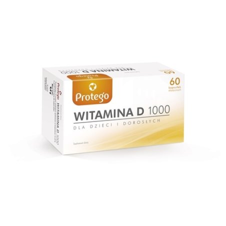 Protego Advanced Vitamin D3 - 1000 Iu 60-Capsule Supplement